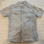 Mens Large Button Up Shirt Bundle 2 pc J Crew Abercrombie Summer Beach Casual