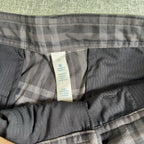 Lululemon Men’s Shorts 32 Gray Plaid Golf Athletic Stretch Nylon 10.5” Inseam