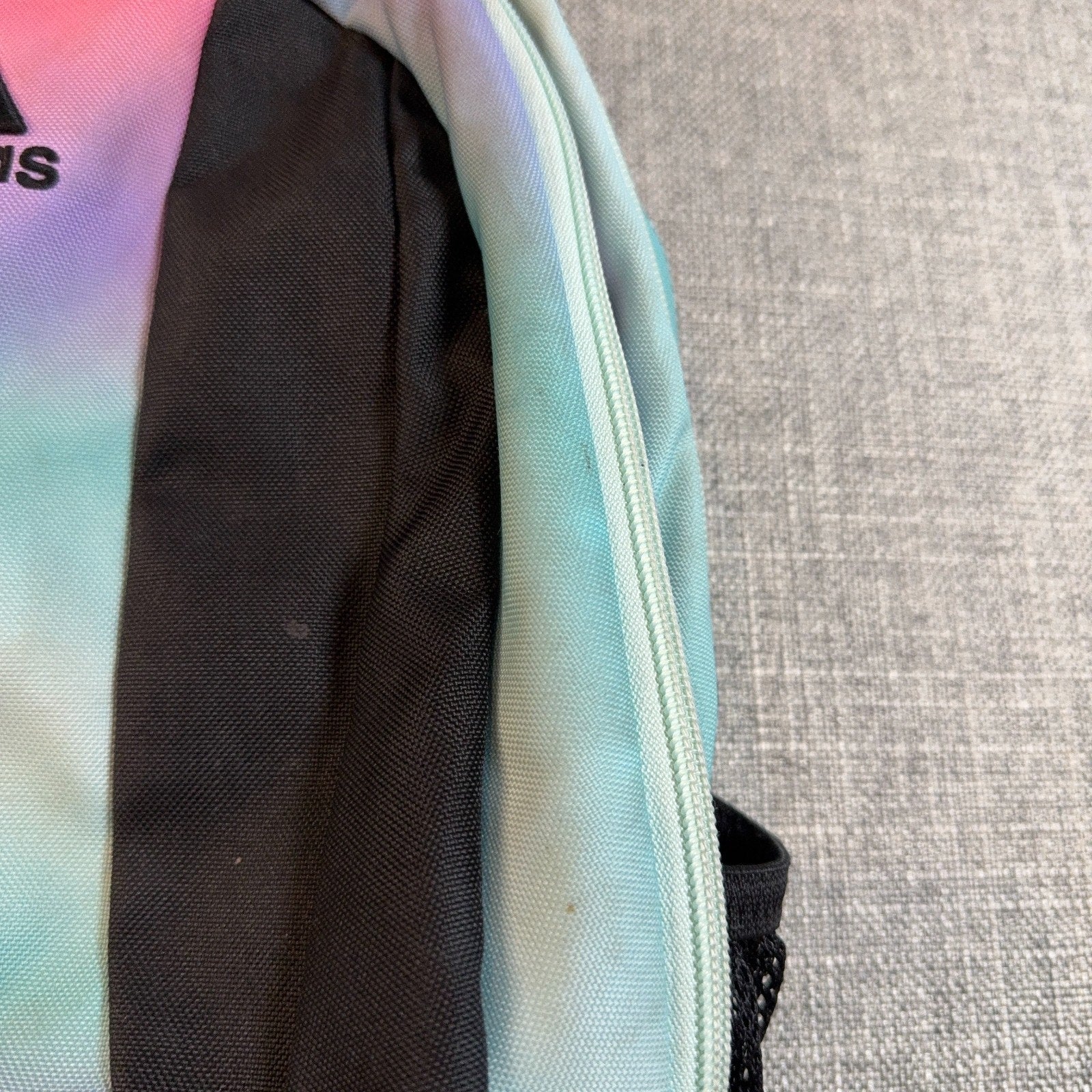 Adidas Pastel Ombre Backpack 18" Multicolor School Laptop Bookbag
