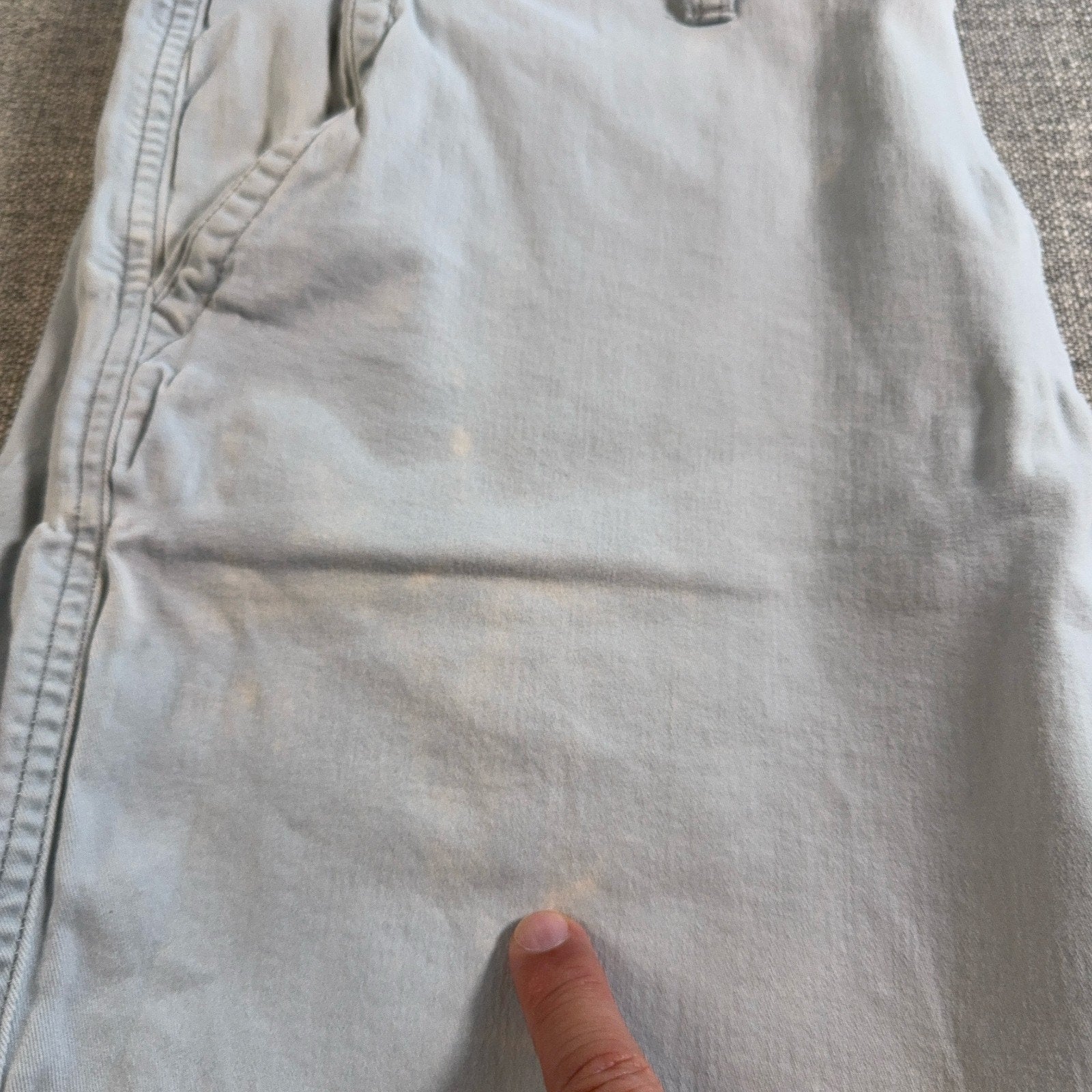 Lucky Brand Saturday Stretch Shorts Mens 36 Blue Chino Casual Flat Front 9.5 Ins