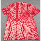 Chicago Bulls Ultra Game Tie Dye Graphic T Shirt Mens M Red NBA 66 AOP