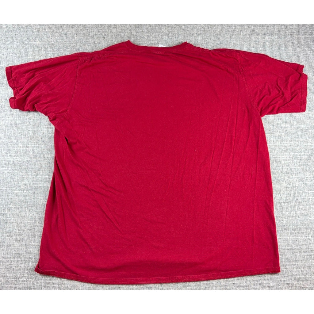 Port & Company 3XL Red Funny T Shirt Childhood Memory Back Not Hurting Humor