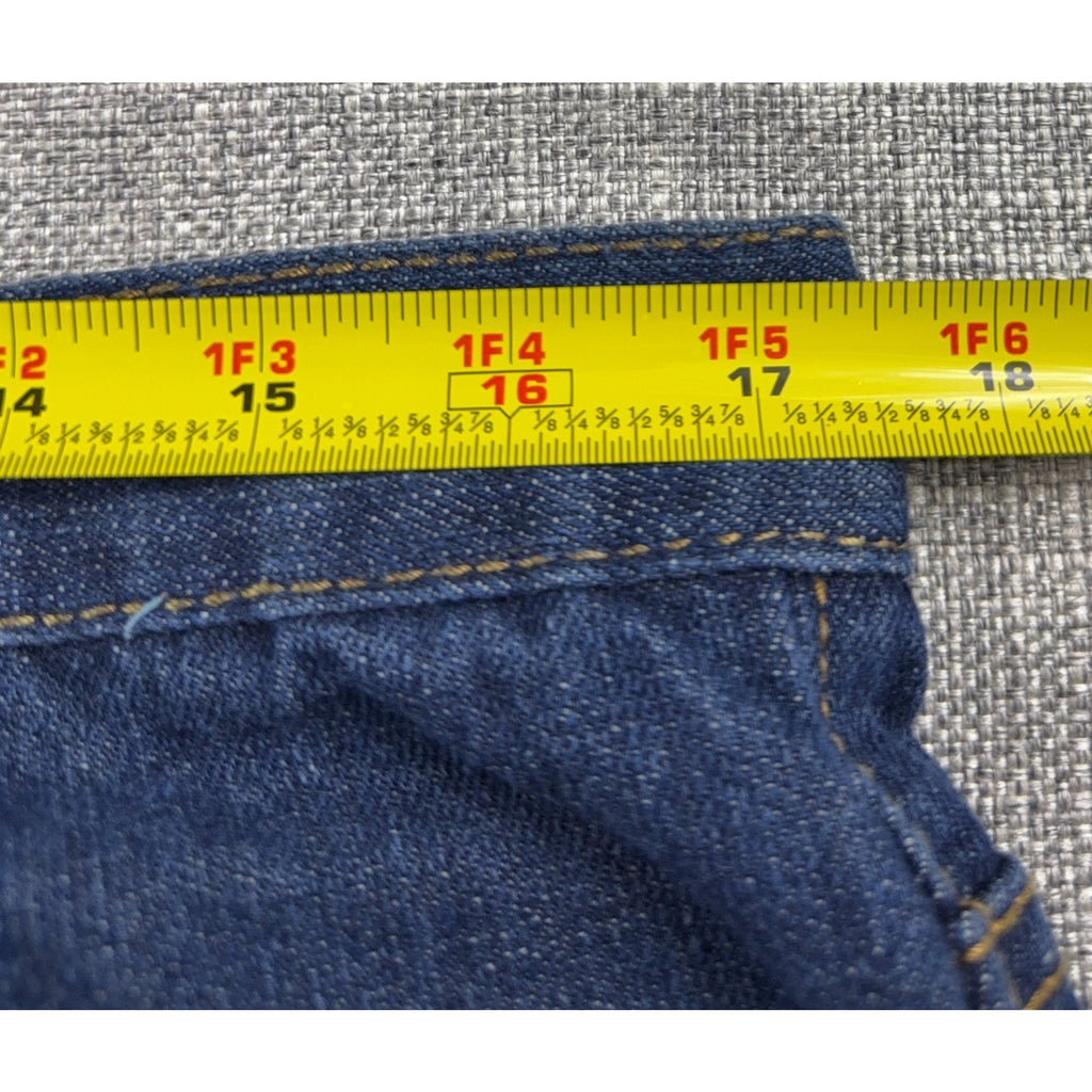 Bare Fox OneColorOneNation Jeans 26 Rose Embroidered Dark Wash Y2K Denim