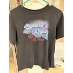 Superdry High Voltage Graphic T Shirt Women’s US 12 EU 44 Snake Skull Roses Tee