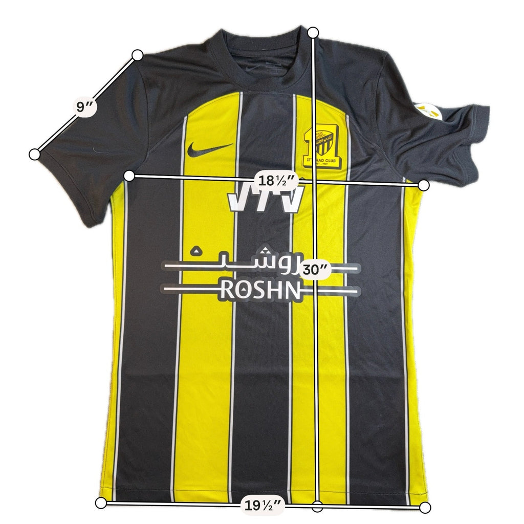 Nike Al Ittihad 2023-24 Home Jersey Men M Saudi Pro League DR2696-015