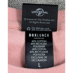 BoxLunch Wicked Glinda Embroidered Pink Crewneck Sweatshirt Women Large