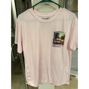 Fresh Laundry Premier Racing Tokyo Graphic T Shirt Pink Japanese Car Anime Sz L