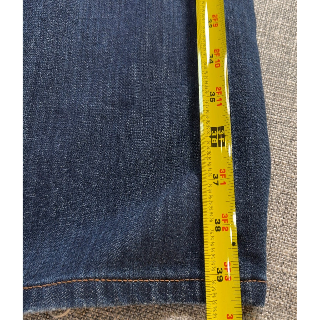 AG Adriano Goldschmied Protege Jeans Men 38x34 Straight Leg USA Distressed