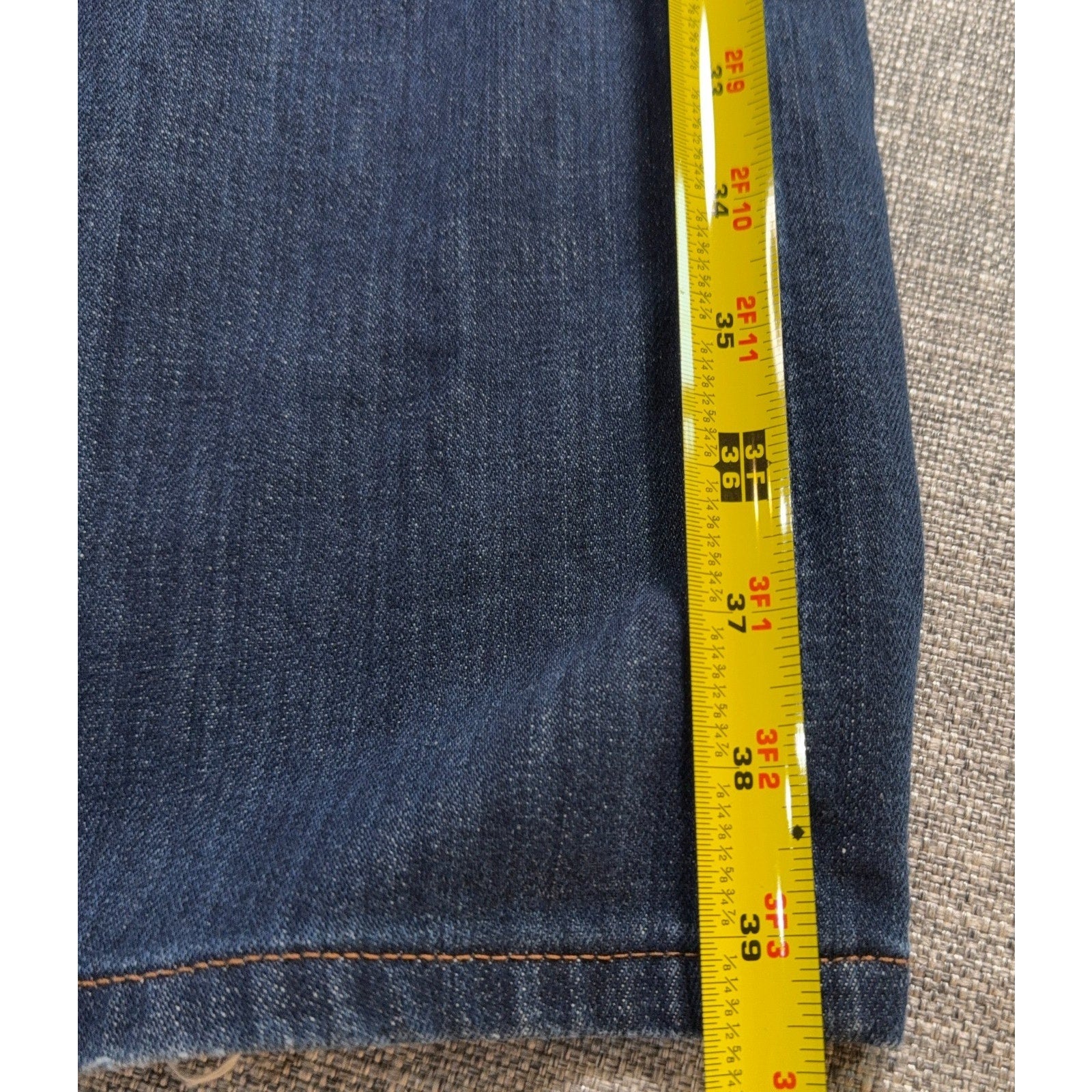 AG Adriano Goldschmied Protege Jeans Men 38x34 Straight Leg USA Distressed