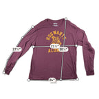 Harry Potter Hogwarts Alumni Burgundy Long Sleeve T Shirt 2X 50/52