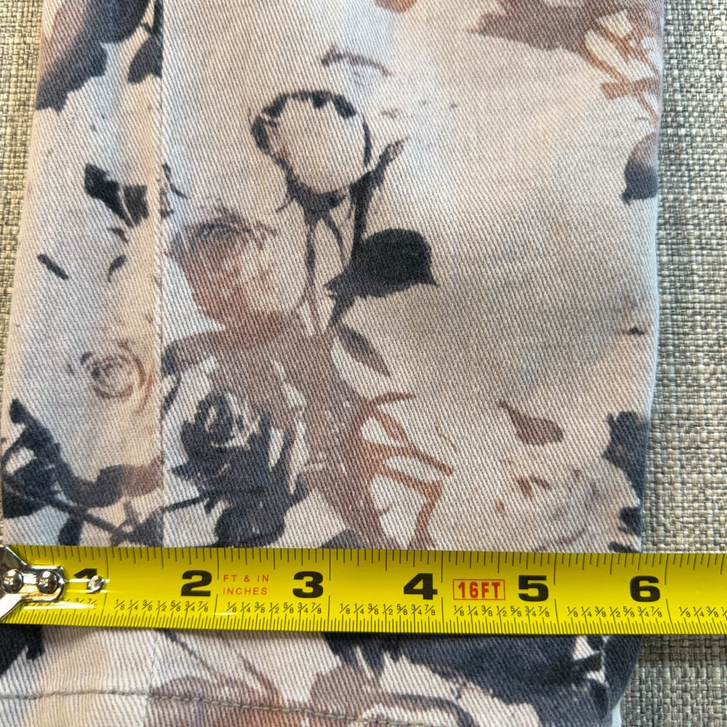 BDG Urban Outfitters High Rise Twig Ankle Floral Skinny Jeans Womens 32x29