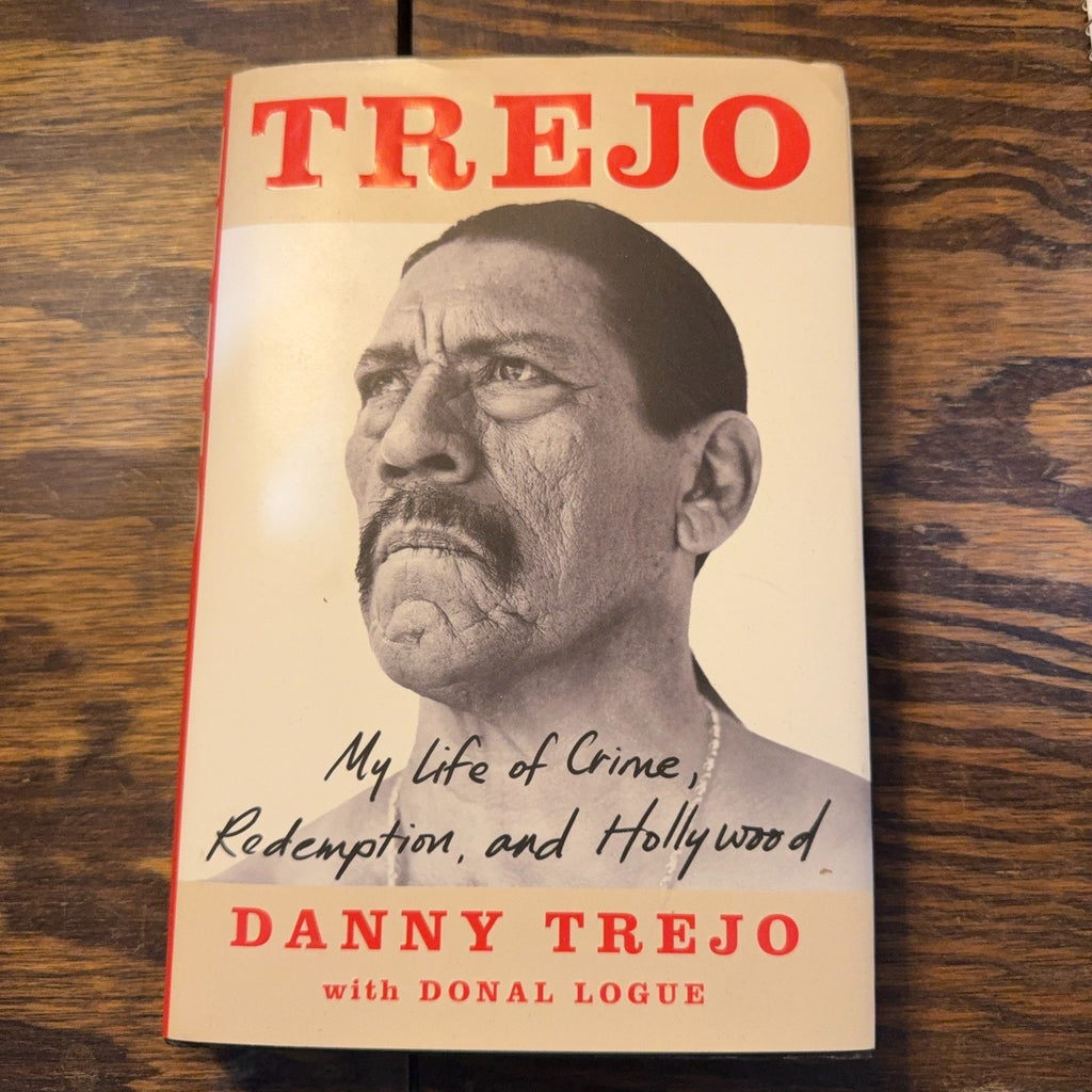 Danny Trejo Signed Trejo Hardcover Book COA Premiere Collectibles Autographed