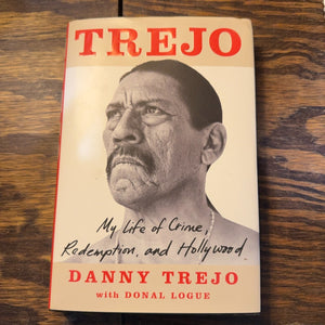 Danny Trejo Signed Trejo Hardcover Book COA Premiere Collectibles Autographed