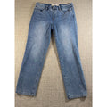 Soft Surroundings Womens Petite Medium Jeans Straight Leg 32 Waist 25.5 Inseam