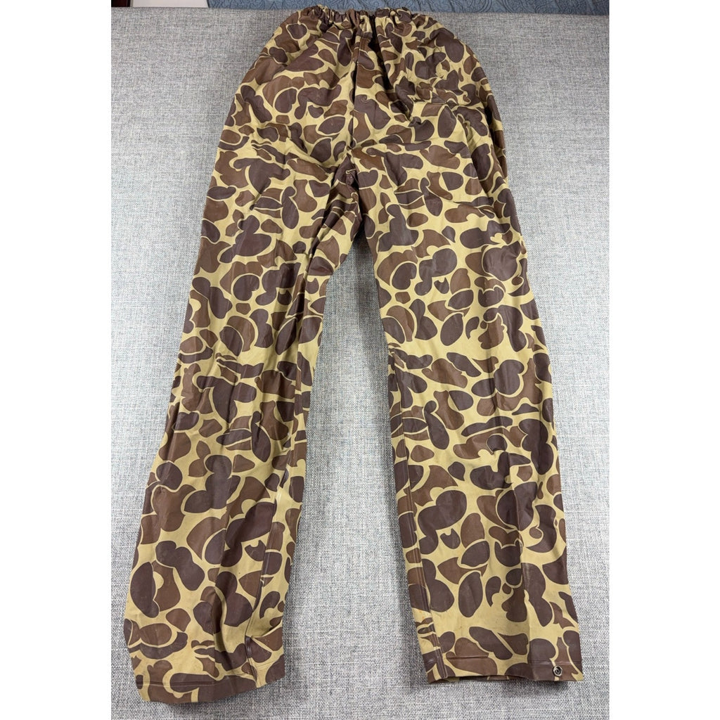 Vintage Royal Red Ball Camo Rain Suit Jacket Pants Medium Duck Hunting Taiwan