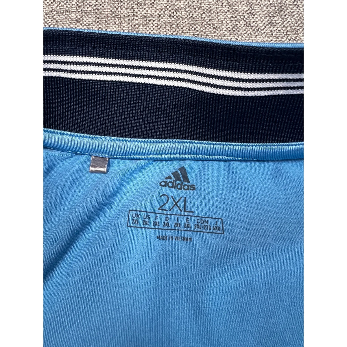 Adidas Performance Quarter Zip Pullover Mens 2XL Blue Golf Athletic