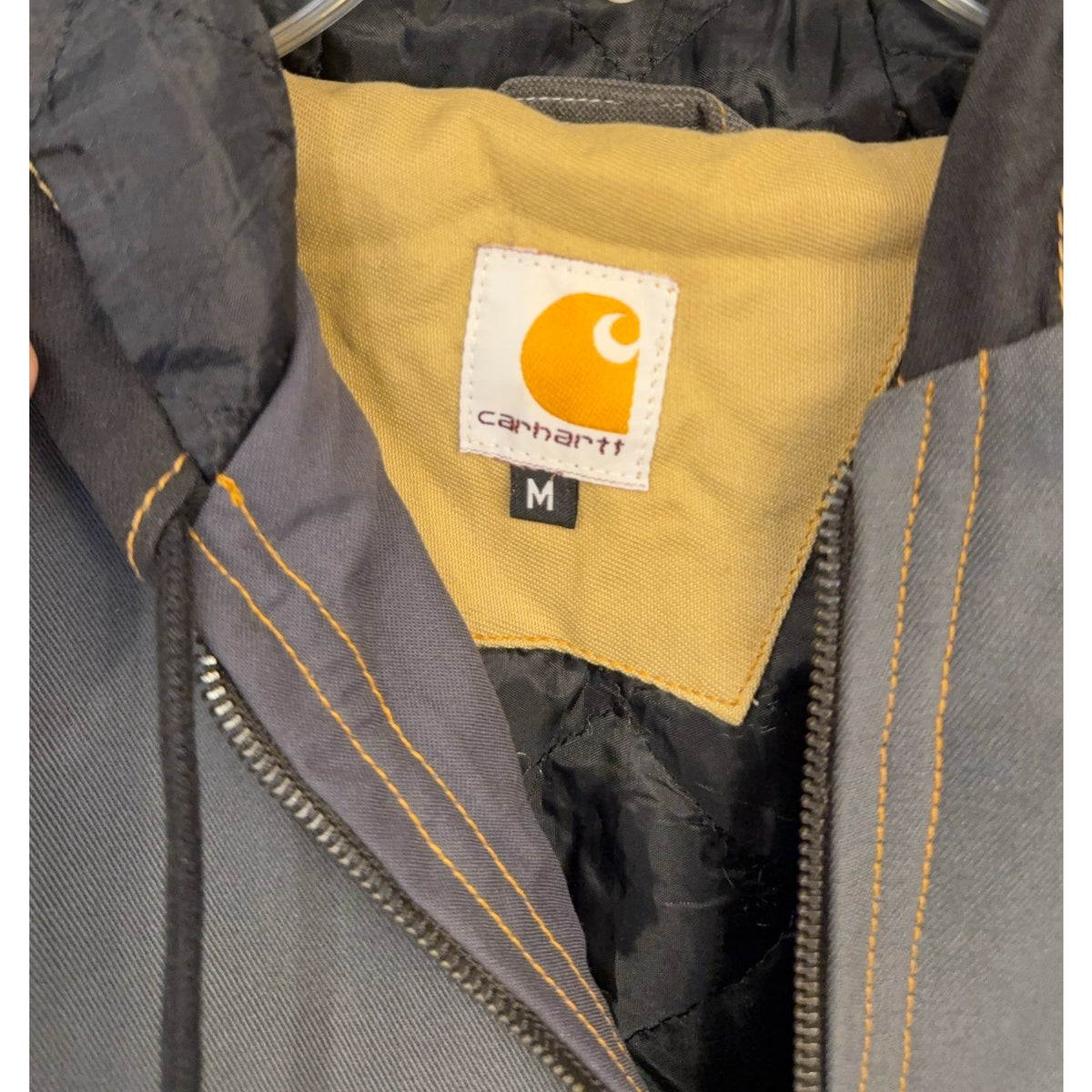 ndependently Reworked Carhartt Colorblock Hooded Jacket — Tagged M