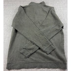 Columbia Mens XL Quarter Zip Pullover Gray Fleece Lined Outdoor Hiking Sweater