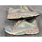 Sandro Paris Pastel Chunky Sneakers Women’s US 7.5 Designer Shoes Multi Color
