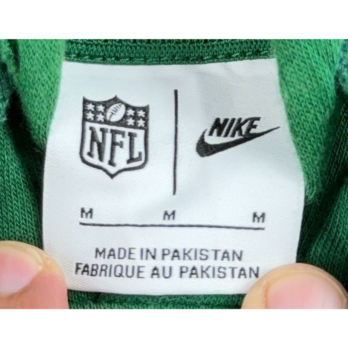 Nike New York Jets Hoodie Mens M Green Pullover NFL Football Logo Sweatshirt
