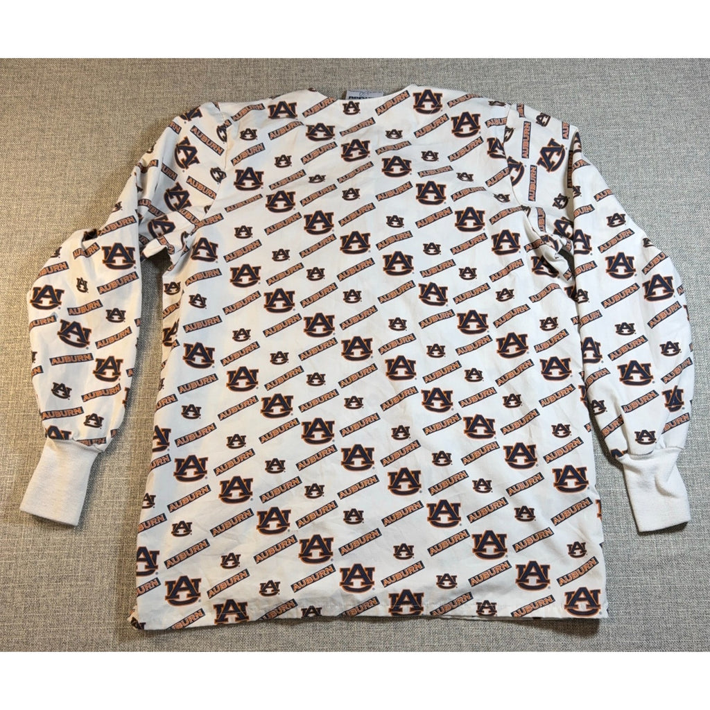 Auburn Tigers Landau Scrub Jacket Womens M Nurse Medical Warm Up Snap Front
