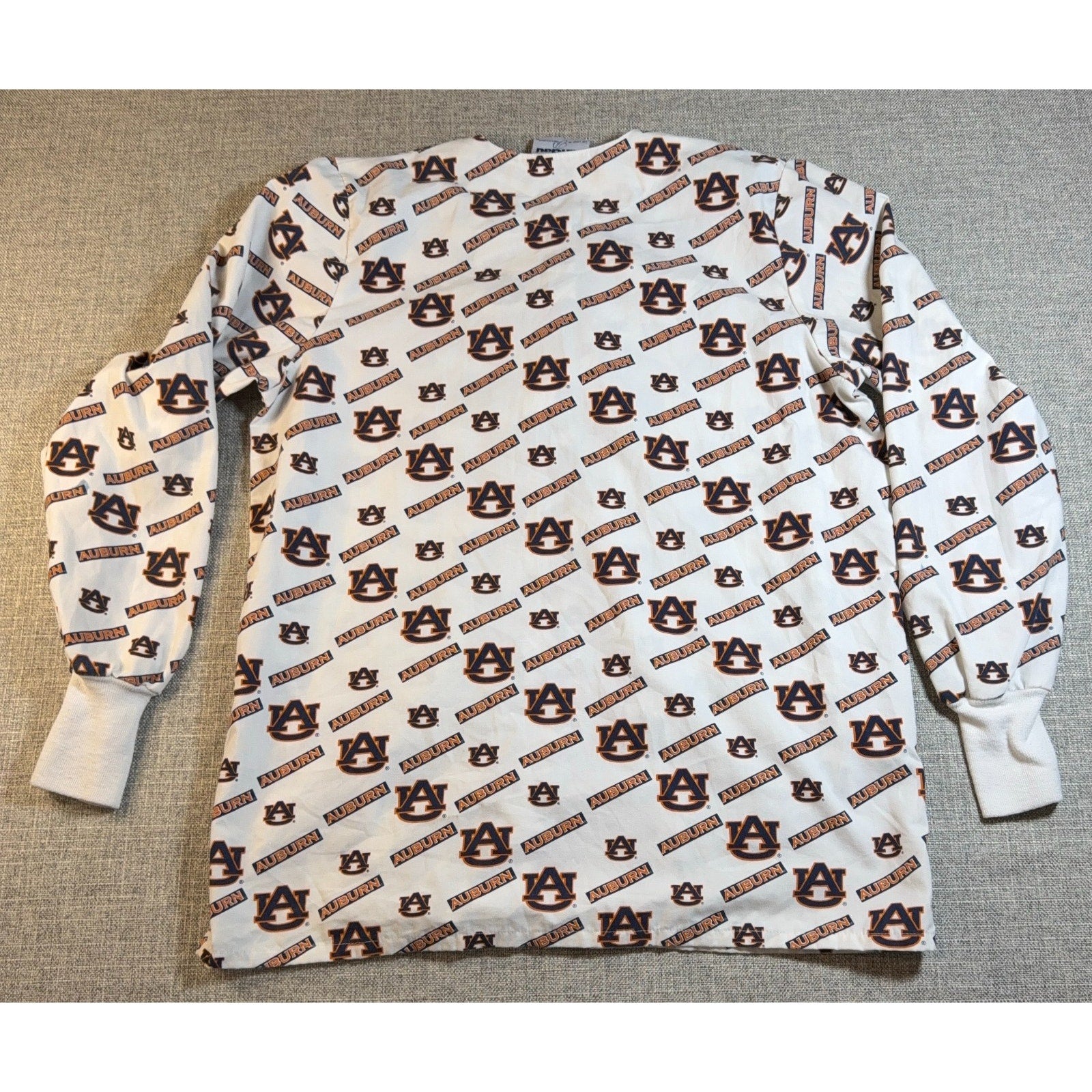 Auburn Tigers Landau Scrub Jacket Womens M Nurse Medical Warm Up Snap Front