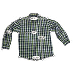 Lot 2 Carhartt S218 Plaid Shirts Mens M Regular Long Sleeve Workwear