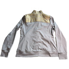 Annika Cutter & Buck Jacket Womens Small Petite Gray Yellow Full