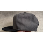 Mitchell & Ness Brooklyn Nets NBA Gray Black B Logo Snapback Hat Cap