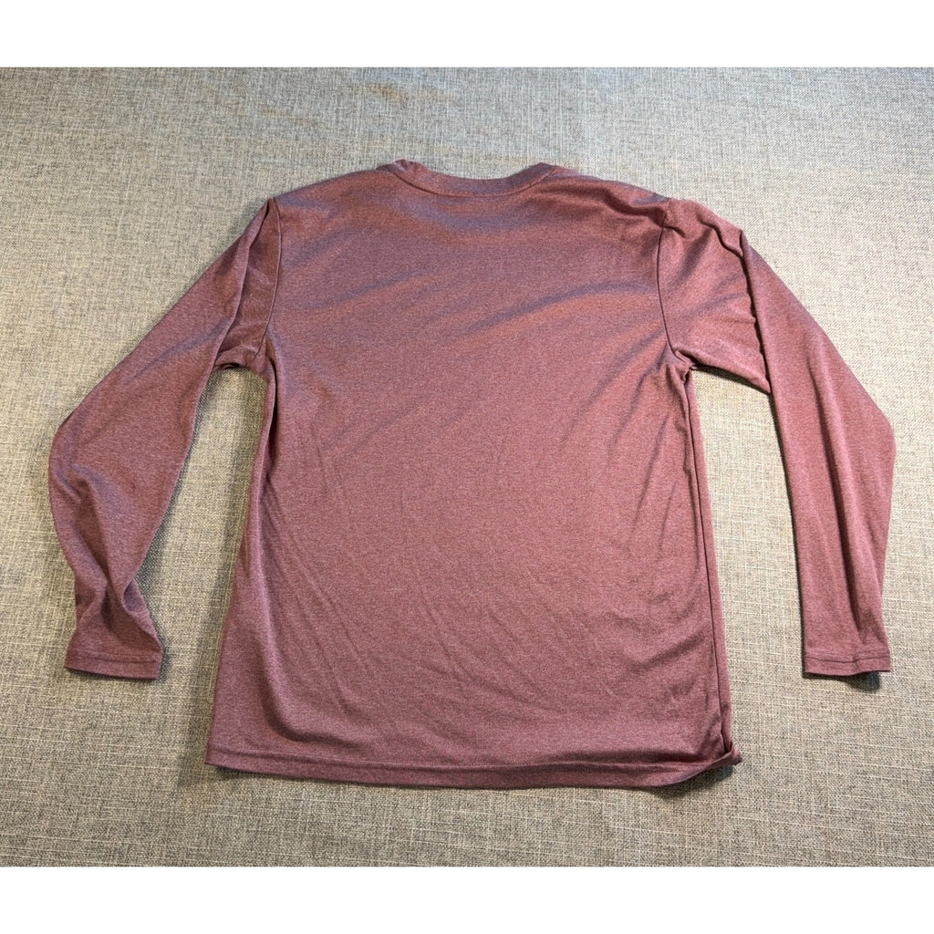 Texas A&M Aggies Shirt Adult Small Maroon Long Sleeve Performance NCAA College