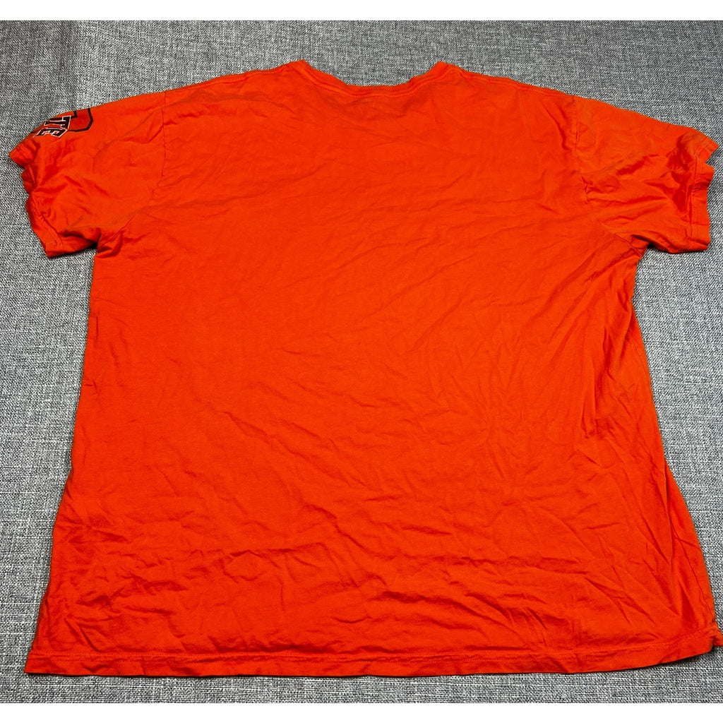 Oklahoma State Cowboys Pistol Pete Retro Brand T Shirt XXL Orange Made USA OSU