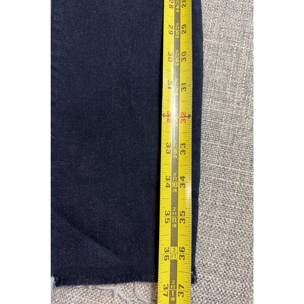 MOTHER The Swooner Crop Fray Jeans Womens 27 Dark Wash High Rise Raw Hem