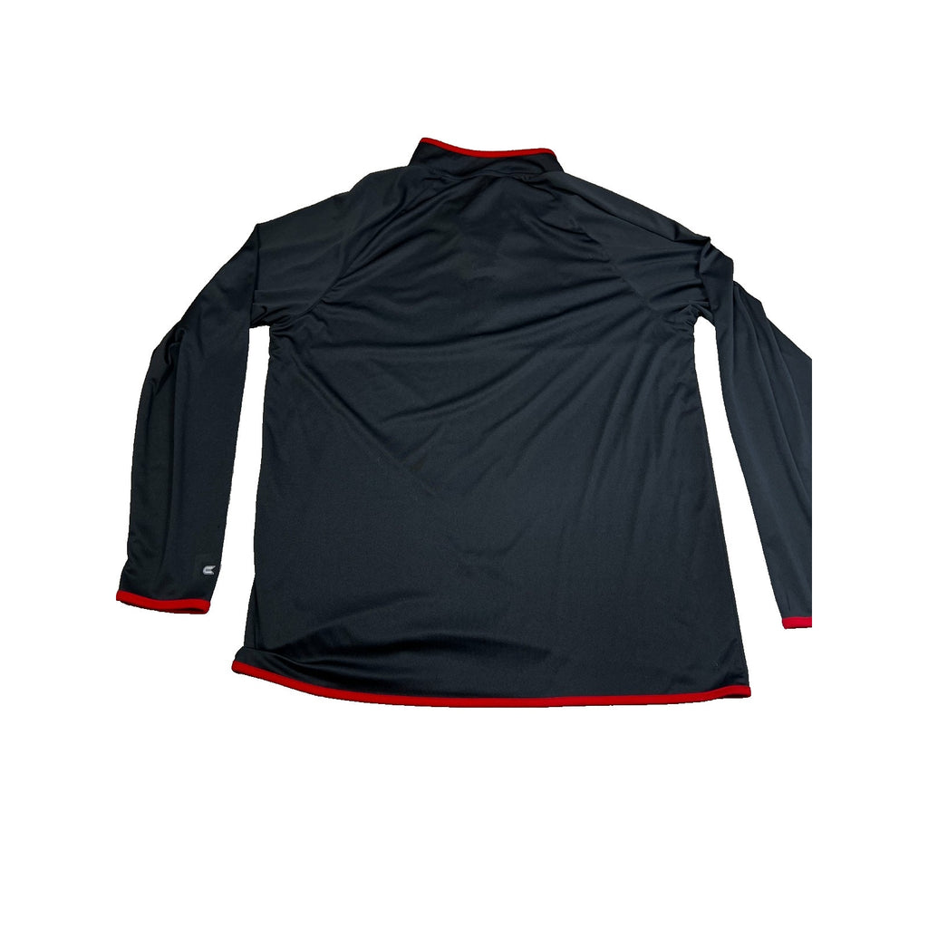 Colosseum Ohio State Buckeyes Quarter Zip Pullover Men's XL Black Red OSU