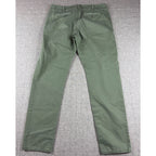 Denim & Supply Ralph Lauren Mens 29 Olive Green Chino Pants Cotton Straight
