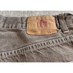 Member's Property Jeans Mens 36x32 Gray Brown Relaxed Straight Y2K Baggy Denim