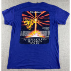 The Weeknd After Hours Til Dawn Tour 2022 T Shirt Blue Gildan Medium Double Side