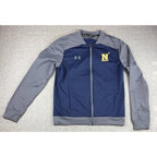Under Armour Navy Midshipmen Jacket Men M US Naval Academy Full Zip Blue Gray