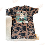 Rock & Roll Denim Wild West Desert Tour Tie Dye Tee Dress Womens Oversized XL