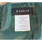 B Darlin Emerald Green Satin Corset Prom Dress Juniors 1/2 Formal Gown