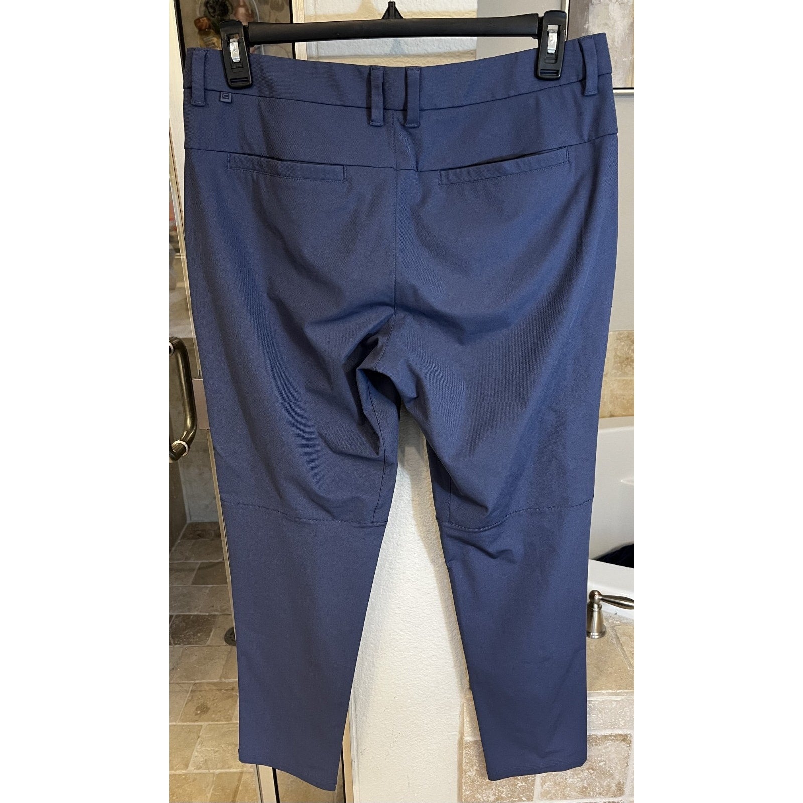 CRZ YOGA Men’s Golf Pants 33W Navy Stretch Performance Athletic Casual Pants