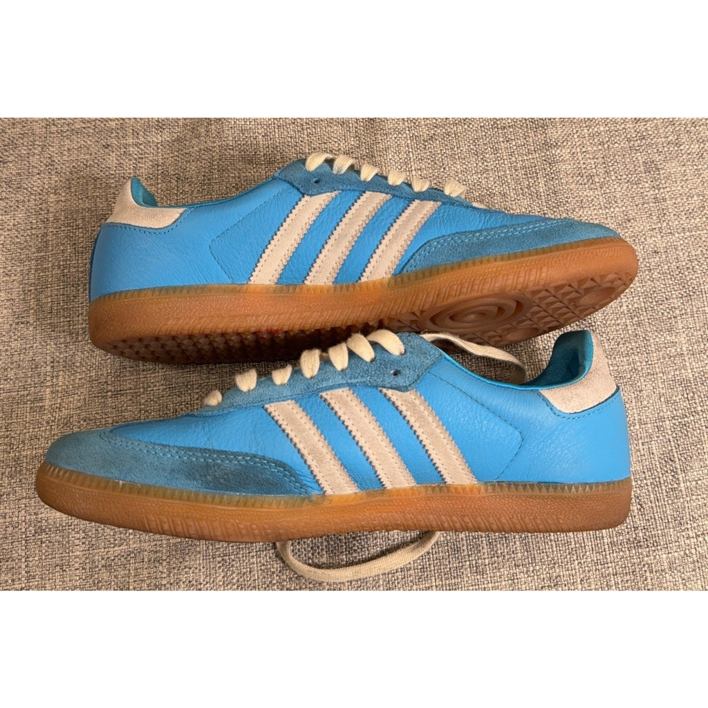 adidas x Sporty & Rich Samba OG Blue Rush IE6975 Men 6.5 Women 7.5