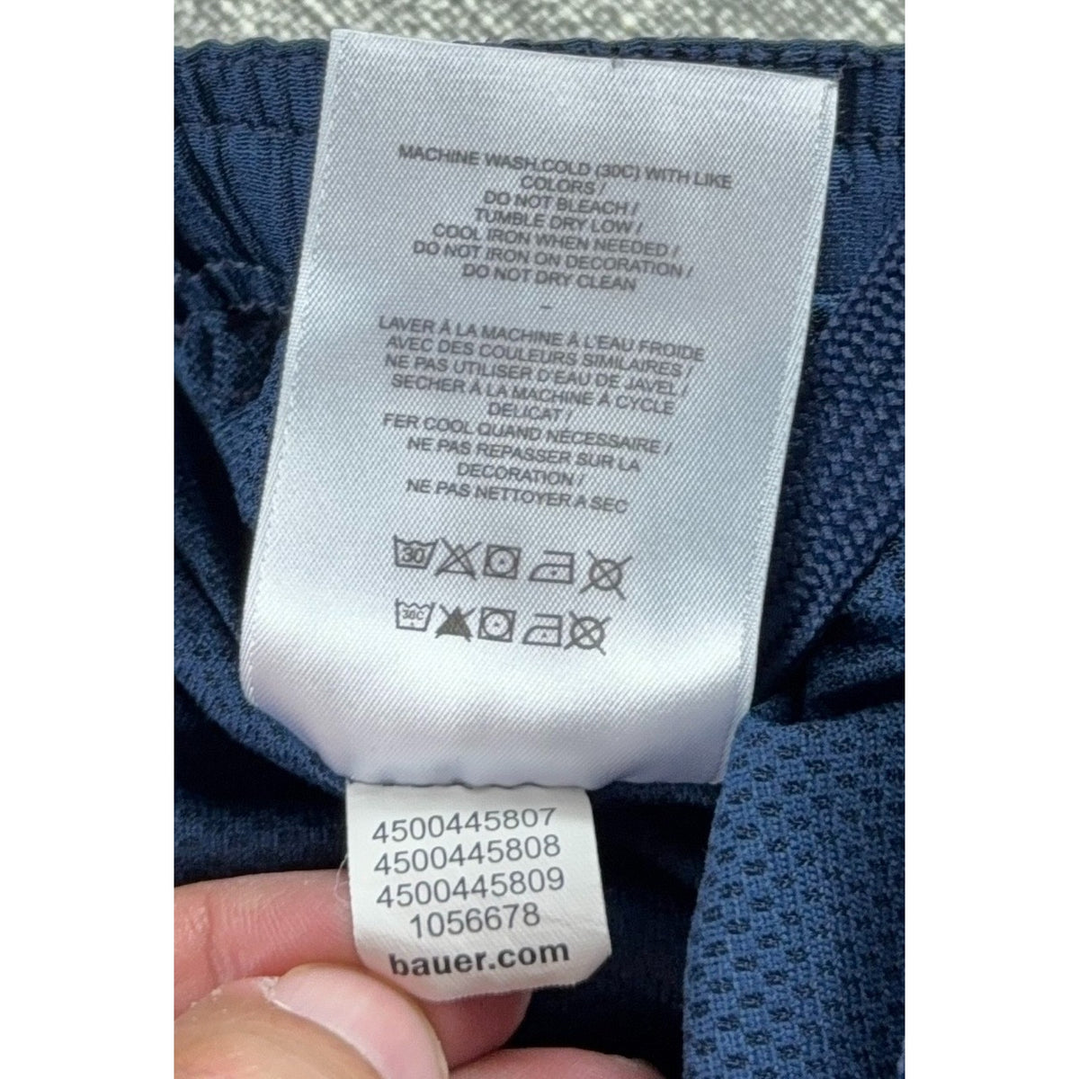 Bauer Supreme Lightweight Hockey Warm Up Pants Mens XL Navy Blue 1056678
