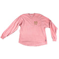 Walt Disney World Spirit Jersey XS Pink Rose Gold Glitter Long Sleeve Disney