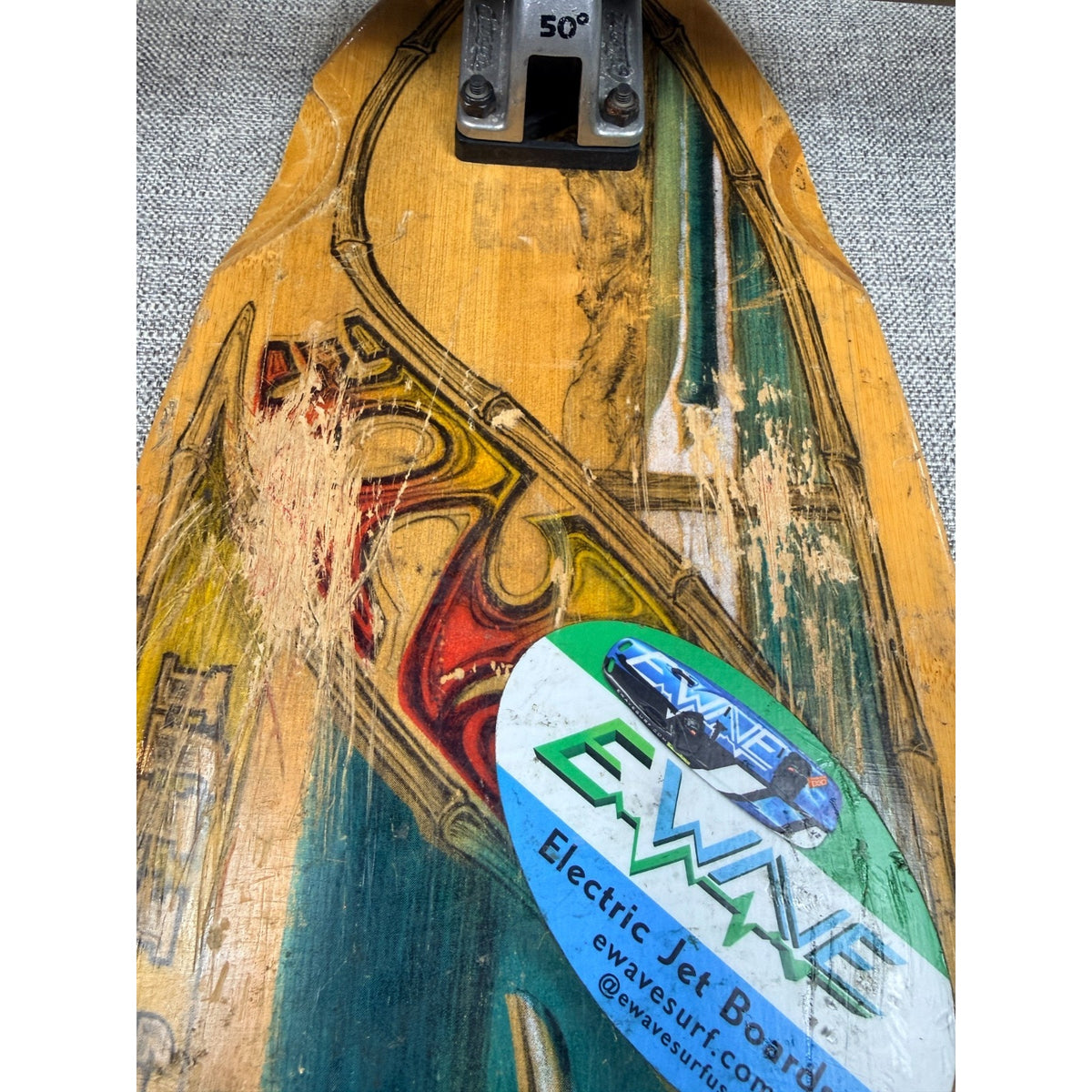 Sector 9 Teahupoo 44" Bamboo Longboard Gullwing Kryptonics Complete