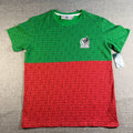 Mexico National Team Soccer Shirt Mens Medium NWT Green Red Futbol Fan Tee