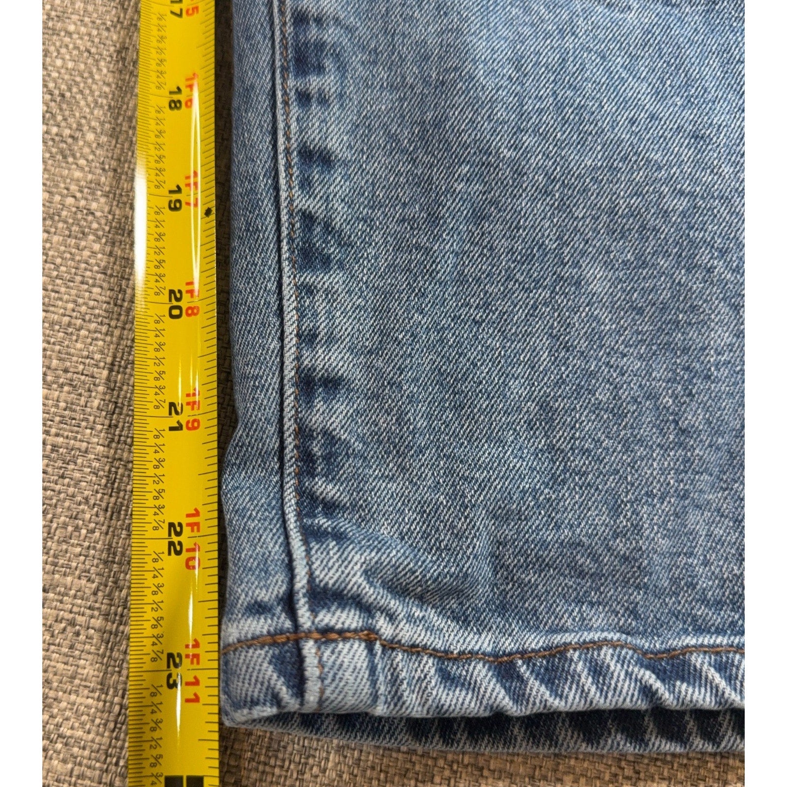 KUT From the Kloth Ashley Jeans Women 14P Petite Slouchy Barrel High Rise Blue