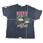 KISS Shout It Out Loud T Shirt Mens XL Black Graphic Band Rock Tee Brisco