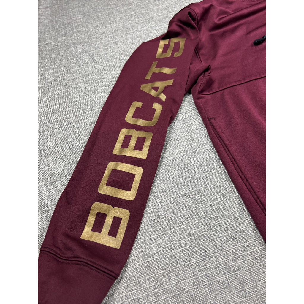 Champion Texas State Bobcats Hoodie Men's XL Maroon Gold NCAA Spellout