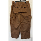 Ava & Viv Cargo Pants Women’s XXL Brown Utility Straight Leg Plus Size