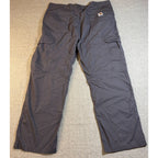 Carhartt Cargo Pants Mens 38x30 Gray Relaxed Fit Ripstop Work Utility Stained